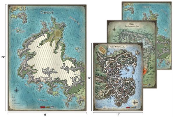 Dungeons & Dragons 5th ed: Tomb of Annihilation Map Set