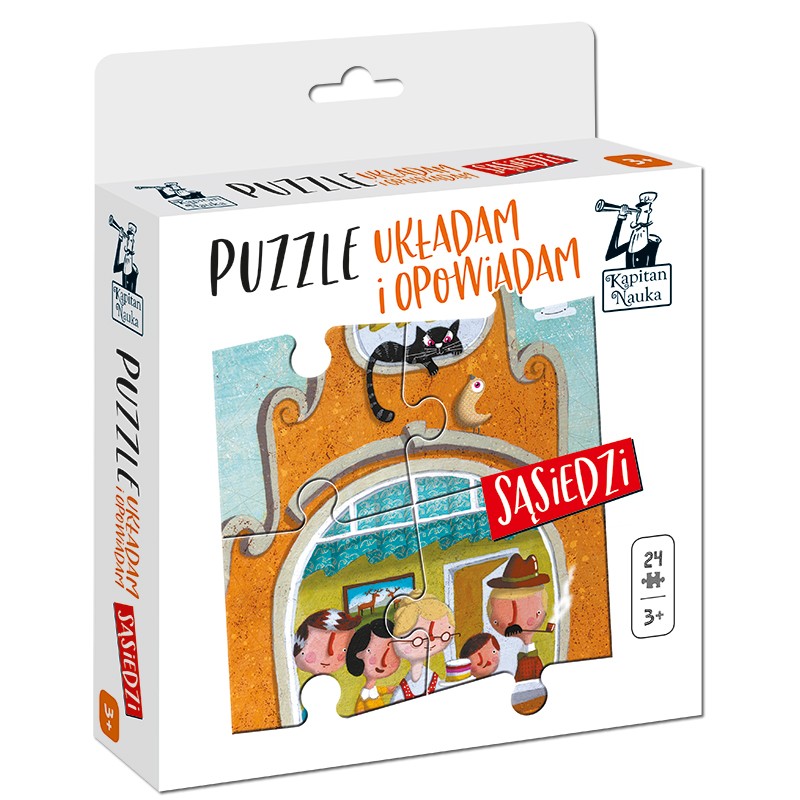 Puzzle układam i opowiadam. Sąsiedzi