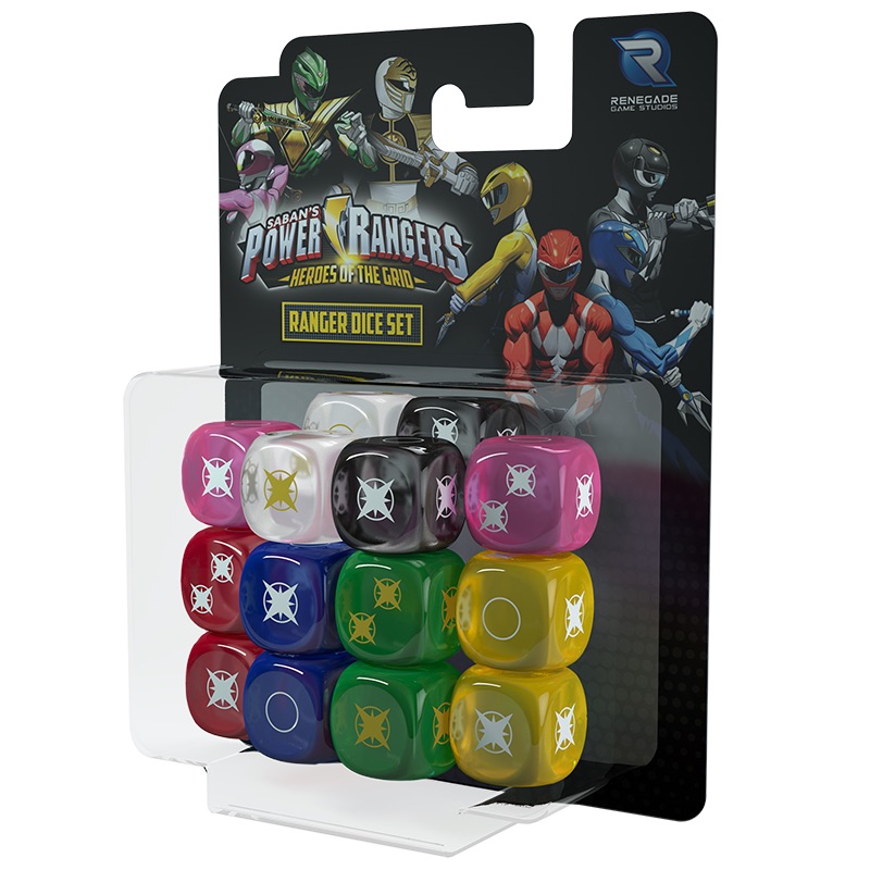 Power Rangers Heroes of the Grid Ranger Dice Set