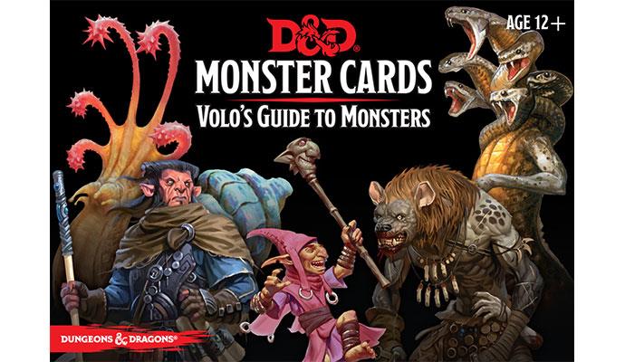 D&D Monster Cards - Volo`s Guide To Monsters (81 Cards)