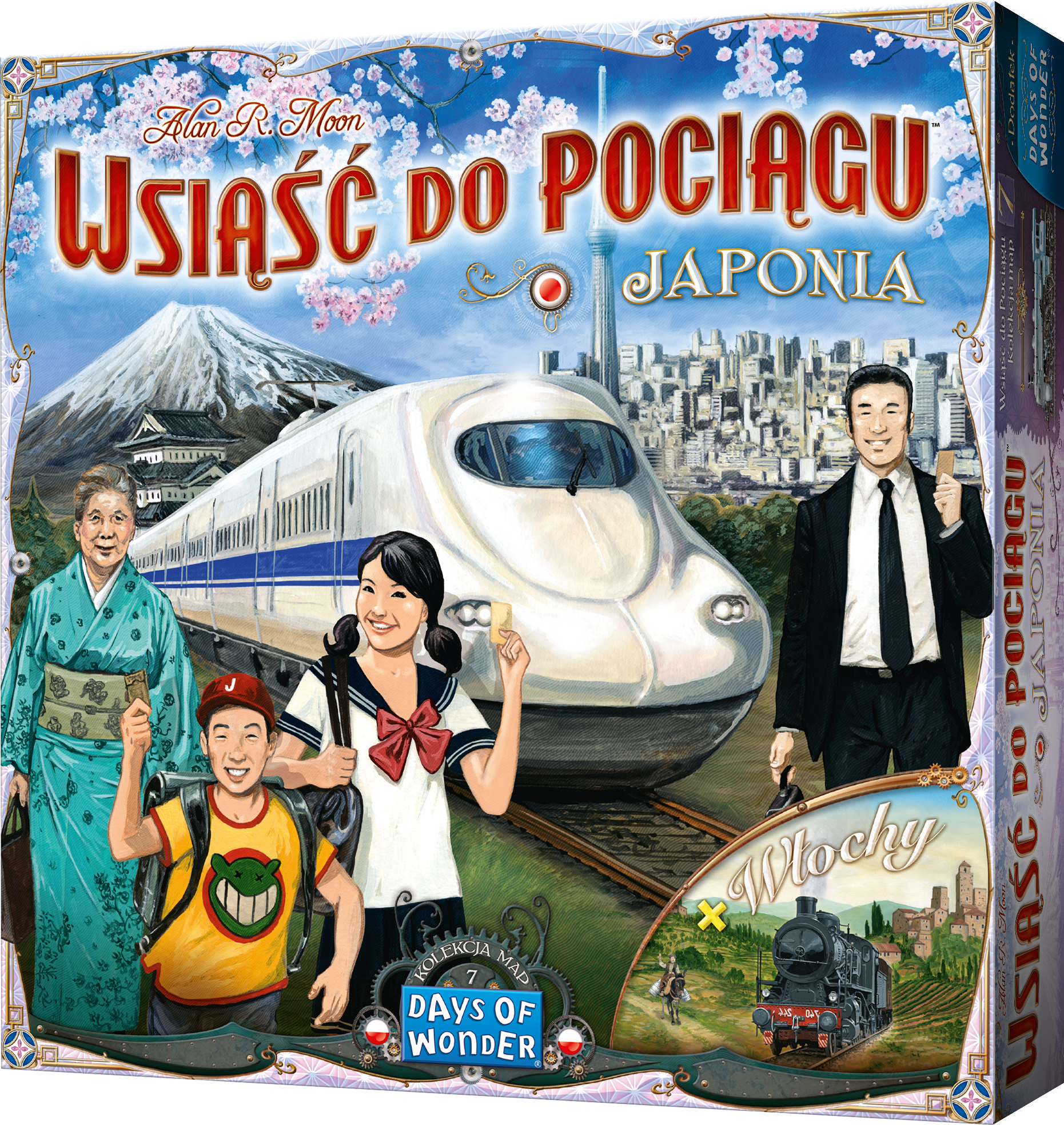 Wsiąść do Pociągu: Kolekcja Map 7 - Japonia i Włochy