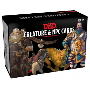 D&D Monster Cards - NPCs & Creatures (182 cards)