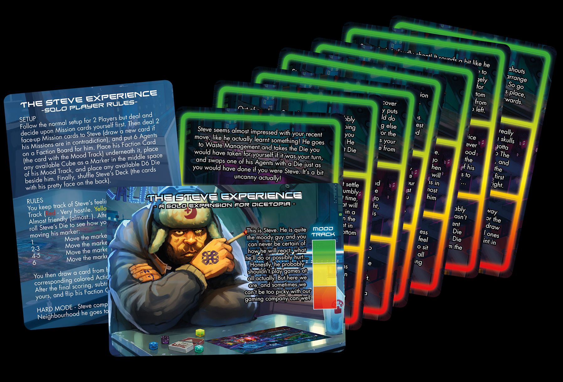 Dicetopia: Solo Expansion – The Steve Experience