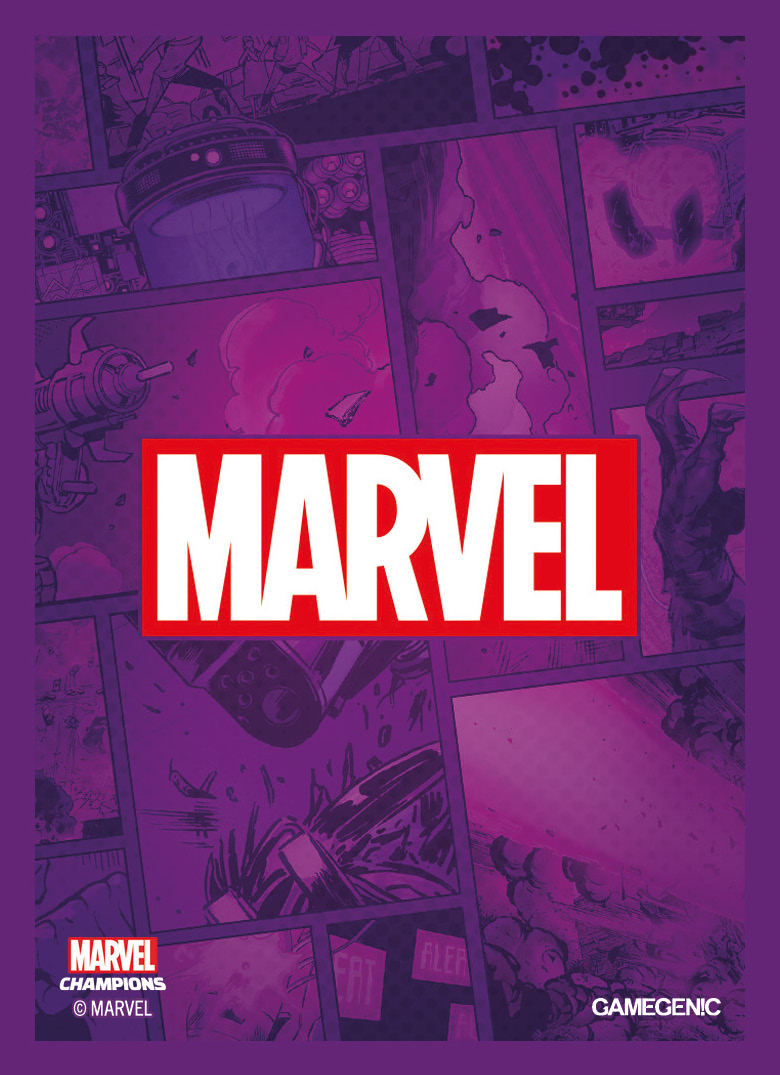 Koszulki MARVEL Art Sleeves (66 mm x 91 mm) Purple