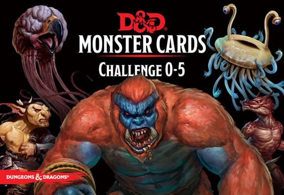 D&D Monster Deck 0-5 (Eq 242 cards)