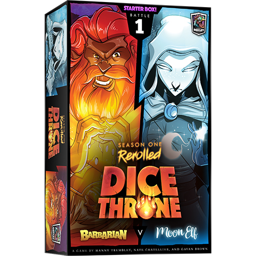 Dice Throne Season One Rerolled Barbarian vs Moon Elf