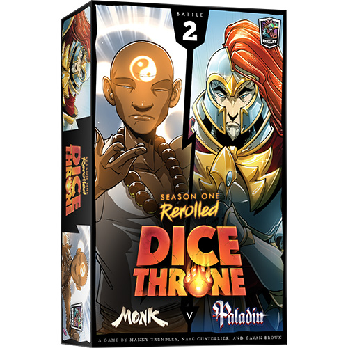 Dice Throne Season One Rerolled Monk vs Paladin