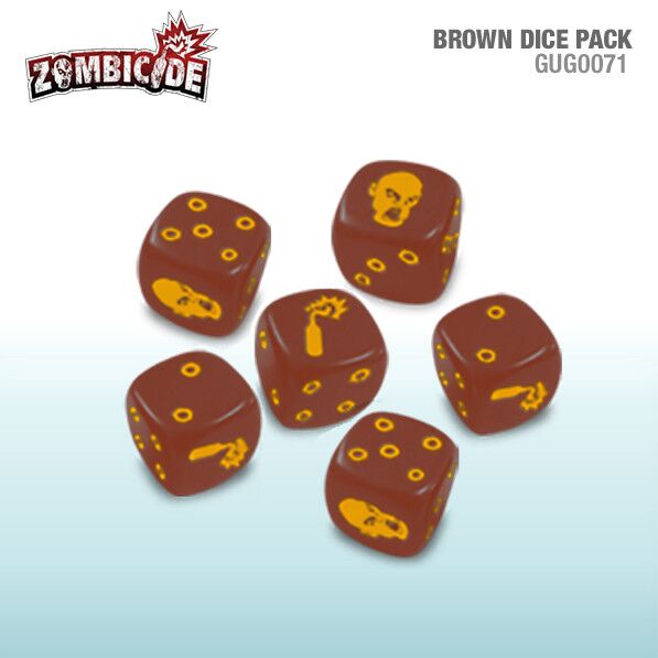 Zombicide Dice - Brown