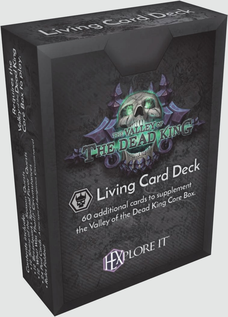 HEXplore It Valley of the Dead King Living Card Deck