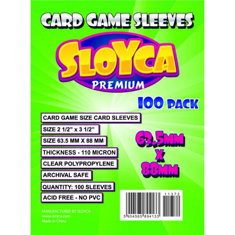 SLOYCA Koszulki Standard Premium CCG (63,5x88mm) 100 szt.