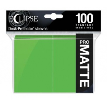 Eclipse Matte Standard Sleeves: Lime Green (100 Sleeves)