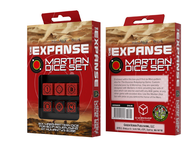 The Expanse RPG Martian Dice Set