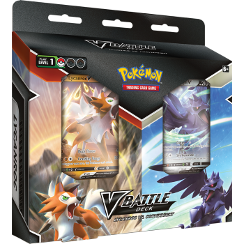 Pokemon Lycanroc vs. Corviknight V Battle Deck Bundle