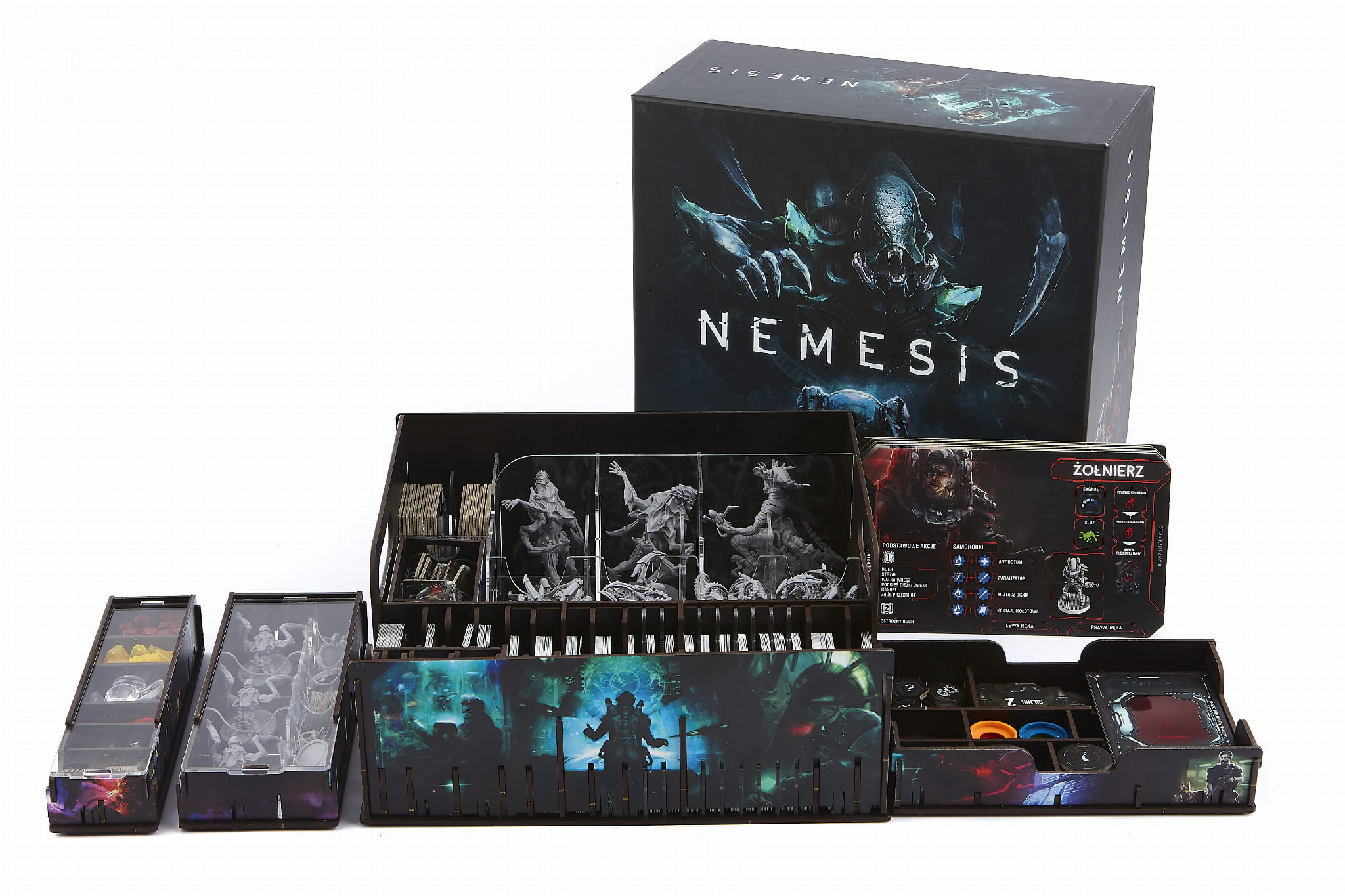 e-Raptor Insert Nemesis Core Box UV Print