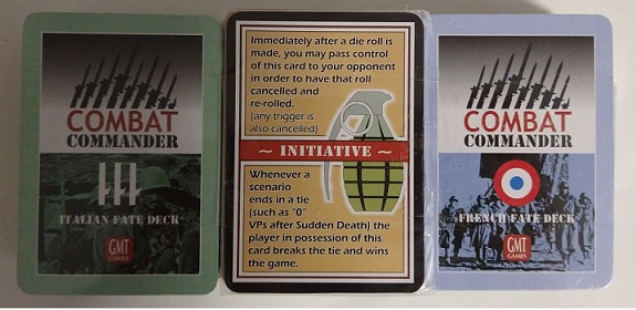 Combat Commander Mediterranean card deck set