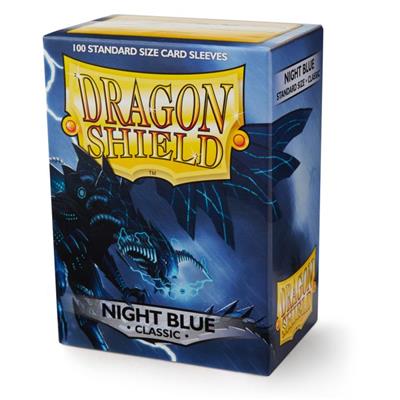 Dragon Shield Standard Clear Sleeves - Night Blue (100 Sleeves)