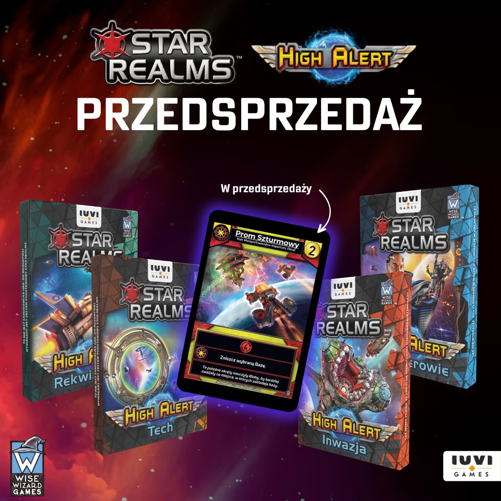 Zestaw Star Realms - High Alert + karta promocyjna