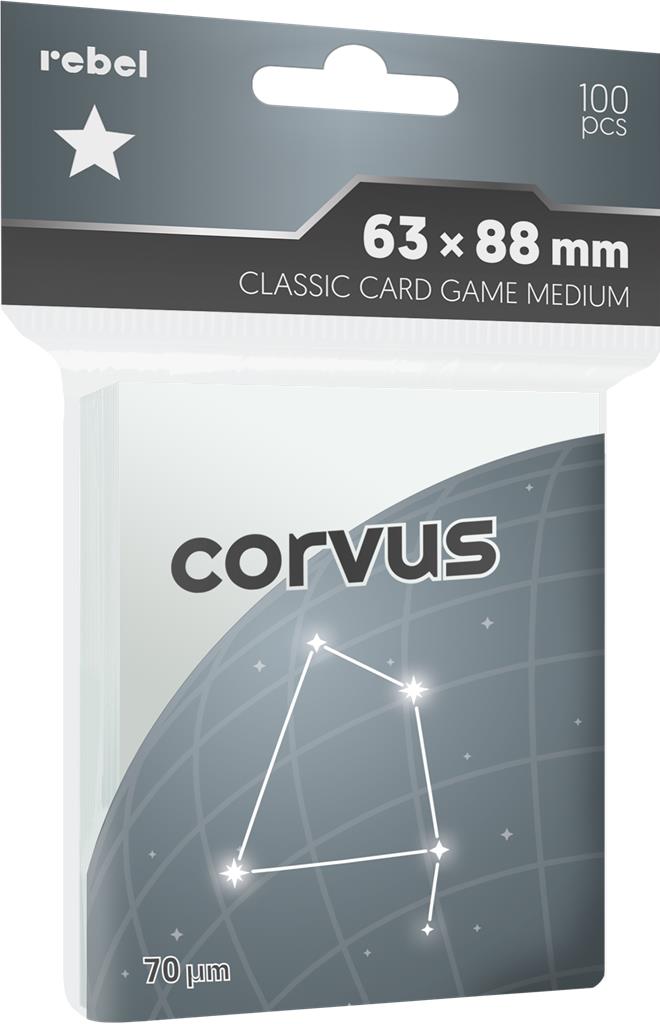 Koszulki na karty Rebel (63x88 mm) Classic Card Game Corvus
