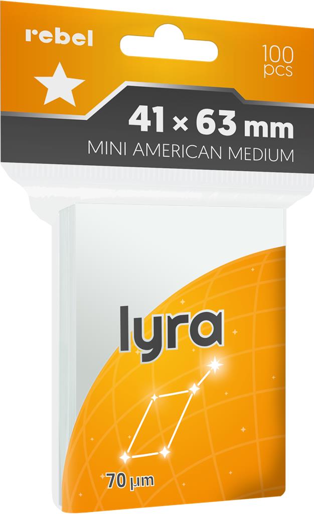 Koszulki na karty Rebel (41x63 mm) Mini American Lyra
