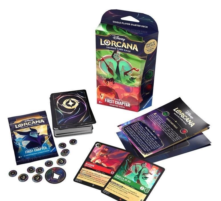 Disney Lorcana TCG Starter Deck Emerald and Ruby