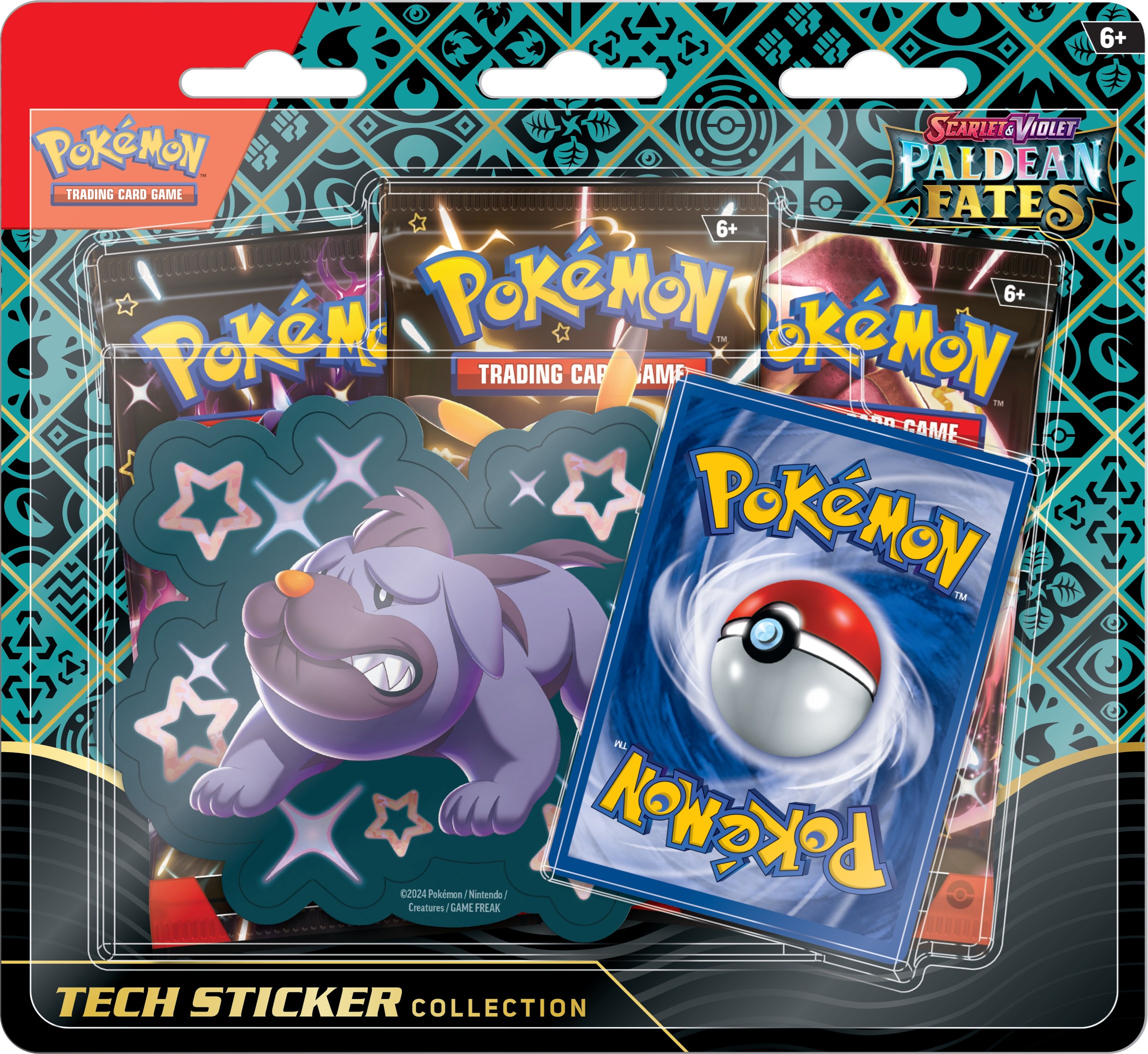 Pokemon TCG: Paldean Fates Tech Sticker Maschiff