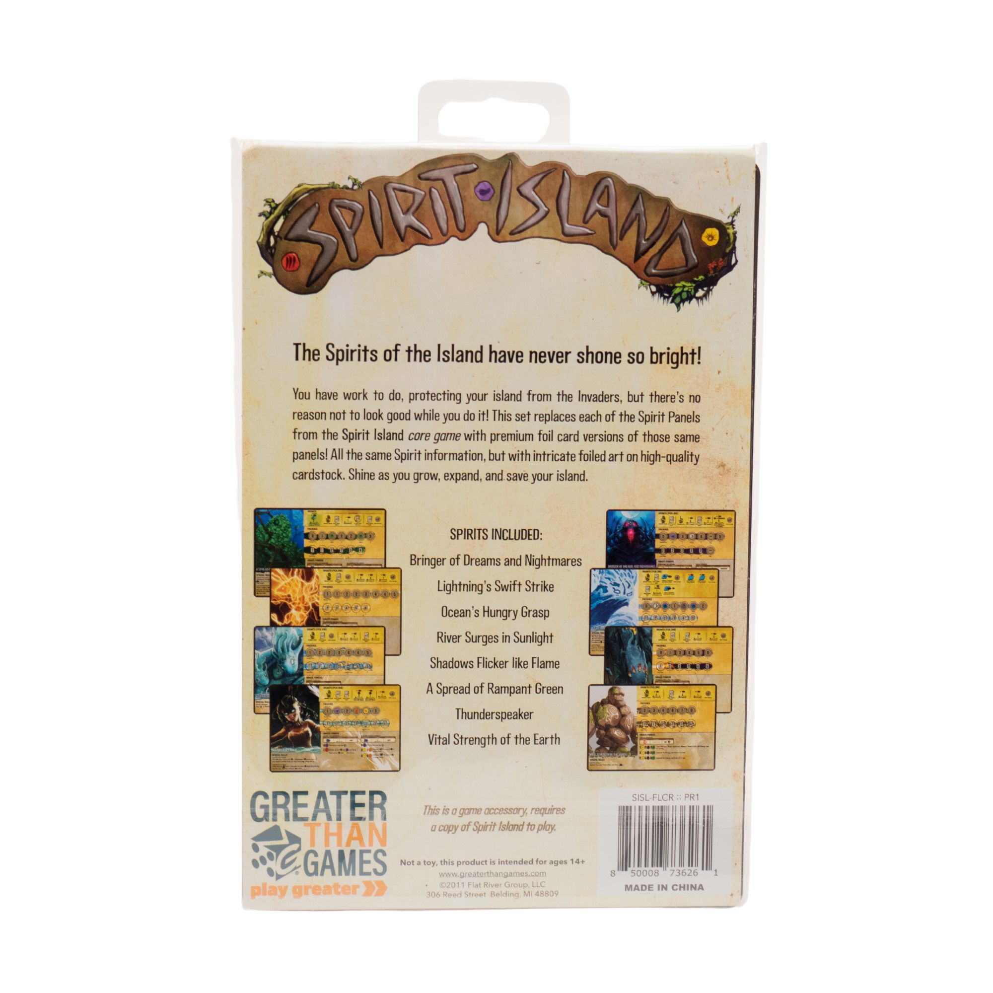 Spirit Island: Core Game – Premium Foil Spirit Panels