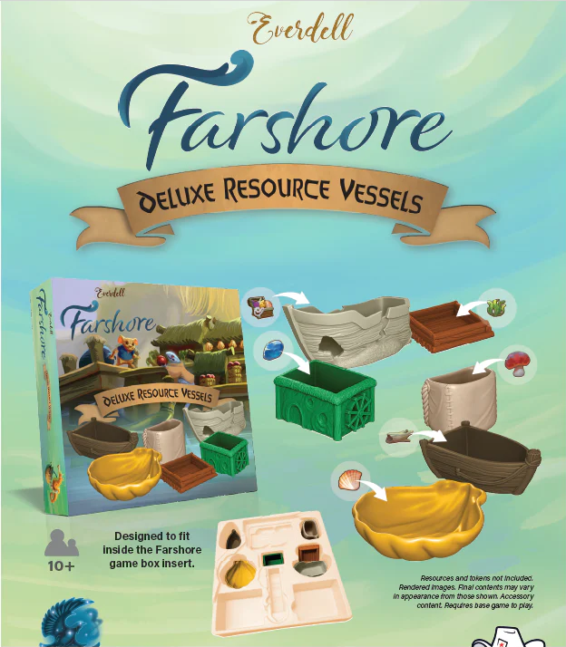 Everdell Farshore: Deluxe Resource Vessels