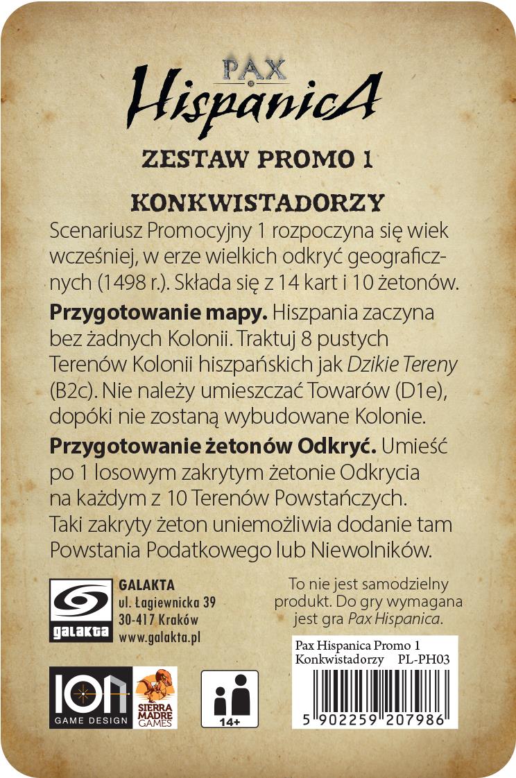 Pax Hispanica Promo1 Konkwistadorzy