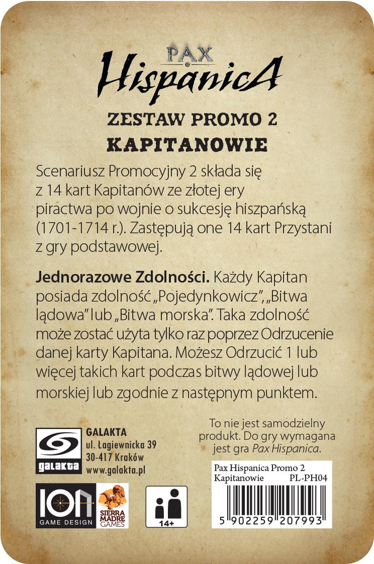Pax Hispanica- Promo2- Kapitanowie
