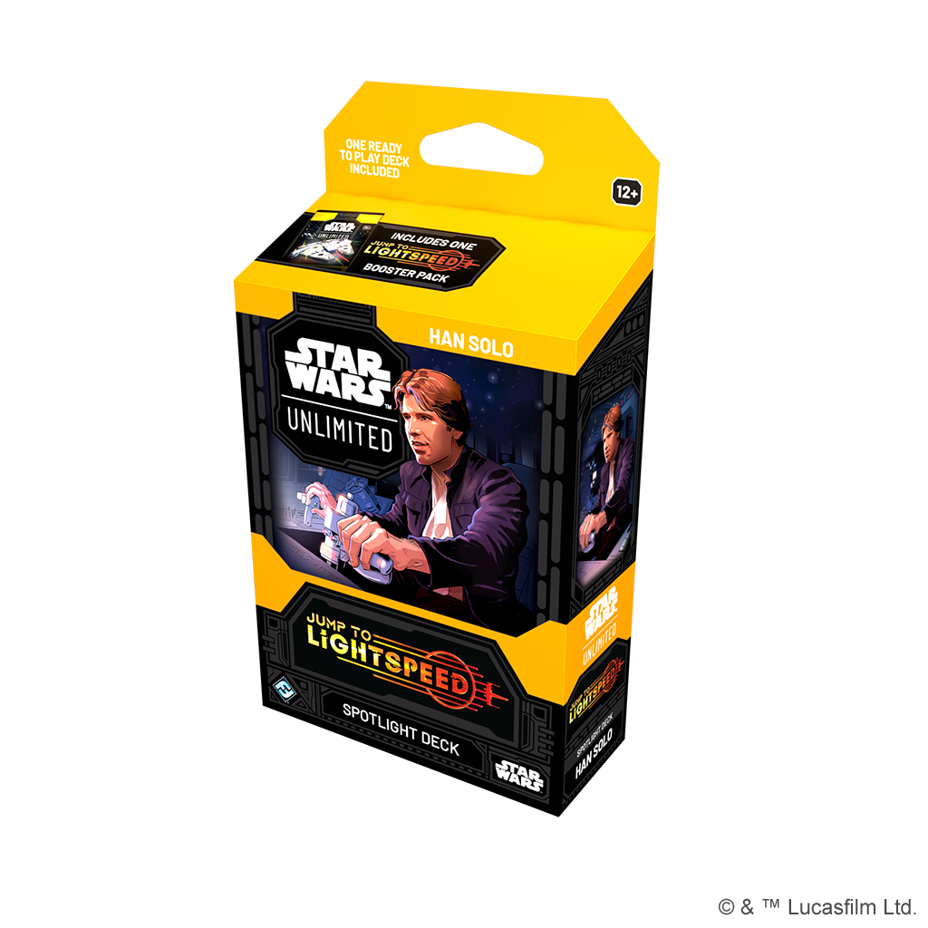 Star Wars Unlimited Jump to Lightspeed Spotlight Deck Han Solo