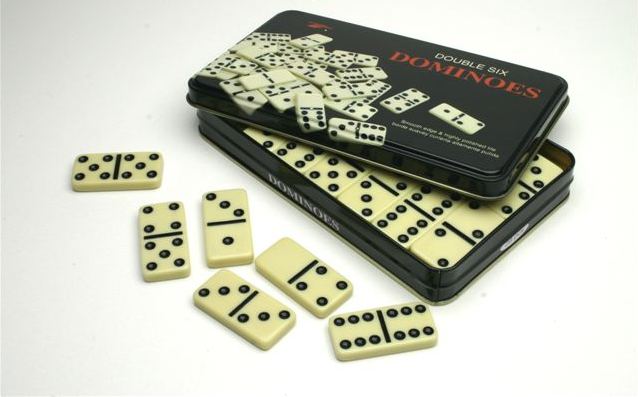 Domino Double Six (metalowa puszka)