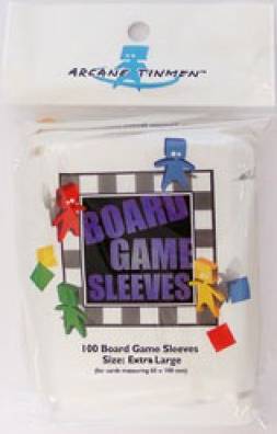 100 Board Game Sleeves (Extra Large - 65x100mm)
