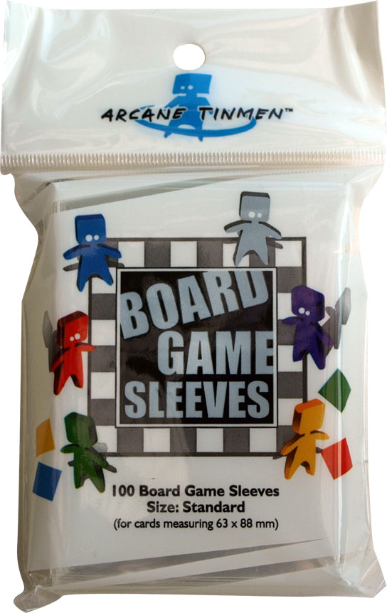 Acheter 100 Board Game Sleeves 65x100mm - Accessoires - Arcane Tinmen