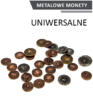 obrazek Metalowe Monety - Uniwersalne (zestaw 24 monet) 