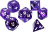 obrazek Komplet kości REBEL RPG - Metal - Metaliczna purpura 