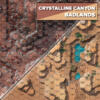 obrazek BattleTech Battle Mat Alien Worlds Crystalline Canyon/Badlands 