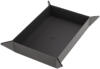 obrazek Gamegenic: Magnetic Dice Tray - Rectangular - Black/Gray 