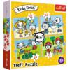 obrazek Puzzle 4w1 Dzień Kici Koci TREFL 