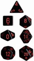 logo przedmiotu Black/w Red Opaque 7 die set