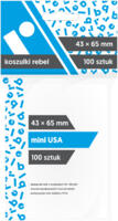 logo przedmiotu Koszulki Rebel (43x65 mm) Mini USA - 100 sztuk