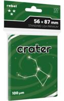 logo przedmiotu Koszulki na karty Rebel Premium Crater (56x87 mm), 100 sztuk