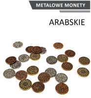 logo przedmiotu Metalowe Monety - Arabskie (zestaw 24 monet)