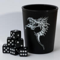 logo przedmiotu Dice Cup - Black /w Dragon Emblem 
