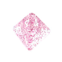 logo przedmiotu Kość brokatowa 4 Ściany Różowa