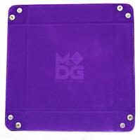 logo przedmiotu Velvet Dice Tray With Leather Backing (violet)