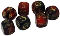 logo przedmiotu One Ring RPG: Dice Set - Red & Black