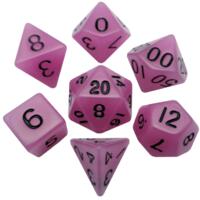 logo przedmiotu 16mm Polyhedral Dice Set: Glow Purple