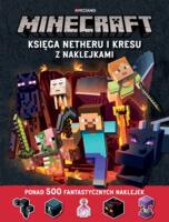 logo przedmiotu Minecraft. Księga Netheru i Kresu z naklejkami