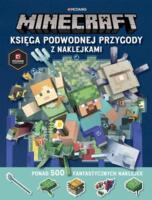 logo przedmiotu Minecraft. Księga podwodnej przygody z naklejkami