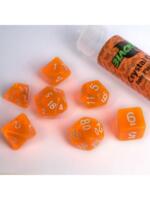 logo przedmiotu Blackfire Dice - 16mm - Crystal Orange (7 Dice)